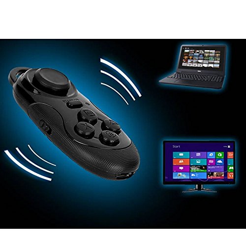PTCM Mini Bluetooth senza fili regolatore del gioco per Smart Phone Gamepad Joystick per occhiali 3D VR, iPhone, Samsung, Tablet PC controller di gioco TV + cavo