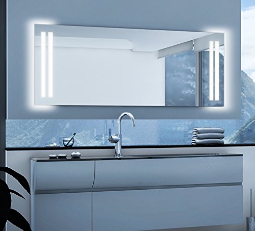 Luxur1 - LED Badspiegel mit Beleuchtung - (B) 120 cm x (H) 80 cm