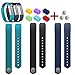 Produktbild Fitbit Alta Armband, Allezola Sport Fitness Ersatzschweißband Ersatzarmband mit den kostlosen anpassenden Verschluss und verschiedene Farben für Fitbit Alta (ohne Tracker) Small, Large