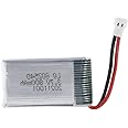 3.7V 800mAh Lipo Battery 802540 Lithium-ion Battery for SYMA X5C X5C-1 X5 X5SC X5SW M68 K60 HQ-905 CX30 RC Quadcopters High Capacity Rechargeable Helicopter Vehicle 802540 Li-Po Batteries Upgraded RC