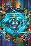 Terminplaner 2020: Dein Kalender Notizbuch zum Termine planen - Monatsplaner & Wochenplaner - Ideal für Lebensberater mit Kartenlegen - Motiv Auge by