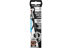 Maybelline New York Eyeliner in Gel, Formula Waterproof Extra-Pigmentata, Tenuta Fino a 24H, Per Look Intensi, Tattoo Liner Gel Pot, Tonalità: Black