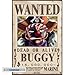 Produktbild 1art1 74254 One Piece - Wanted Buggy Mini-Poster 52 x 35 cm