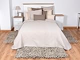  Tiendas Mi Casa - Colcha Verena (Cama 135 cm, Topo). Disponible en Varios tamaños y Colores.