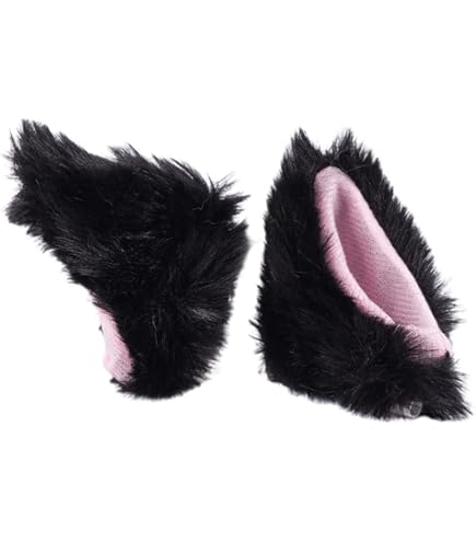 Orecchie per casco per casco da moto Casco da sci Orecchie da gatto in peluche Accessori per casco carini Orecchie per casco da bicicletta Casco da moto Orecchie per casco da snowboard (senza casco