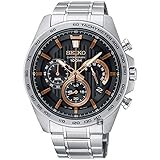 Seiko Herren ssb307 Silber Edelstahl Japanische Chronograph Taucheruhr