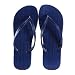 Unisex Casual Flip-flops Beach Slippers Anti-Slip House Slipper Navy