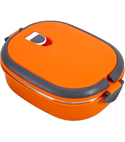 Boîte Repas Isotherme En Acier Inoxydable 900 Ml - Récipient Portable Pour Pique-nique, Transport Facile