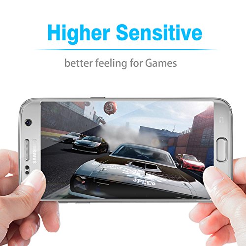 SamSung Galaxy S7 transparent Displayschutz, Mture HD ultra clear screen protector film, 6 pcs Hochauflösend Blasenfreie Anti Fingerabdruck LCD Displayschutz für SamSung Galaxy S7 – 2 pack - 5