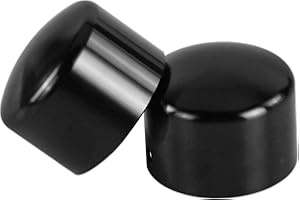 HCmotorku Moto Asse Anteriore Dado Coperture Cap Fit per Harley Touring Electra Road Street Glide Softail Dyna Sportster 883 2008-Più tardi Nero