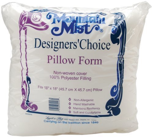 Mountain Mist Fiber 217821 Designers Choice Pillowforms 18 in. x 18 in. -FOB -MI by Mountain Mist Fiber