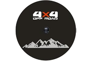 Aolowewin for Ford Bronco, Jeep Wrangler Spare Tire Cover with Camera Hole, Position Holder, Never Block Rear Camera, Spare Wheel Cover (XXL: 285/75R17, 315/70R17)