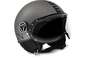 MOMO DESIGN MoMo CASCO EVO TITANIUM FROST/BLACK XL
