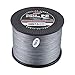 Produktbild Erduo YUDELI 1,0 Leinenummer Super Strong 4 Strang 1000M Premium PE Geflochtene Angelschnur Lake Multifilament Drahtgewebter Faden - Grau