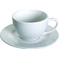 Tasses Thé élégantes Tasses à Thé Tognana - Lot De 6 Avec Soucoupes, Porcelaine Blanche, Style Circles Service Thé Tognana Circles Tasses Thé élégantes Tasses à Thé Tognana - Lot De 6 Avec Soucoupes, Porcelaine Blanche, Style Circles Service Thé Tognana Circles