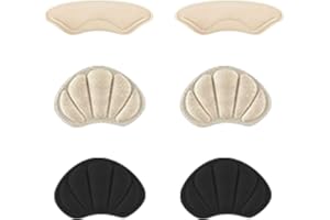ULEMONDEE Fersenpolster, 4/8 Paar Fersenpolster für Damen und Herren, Fersenschutz, 3 Paar