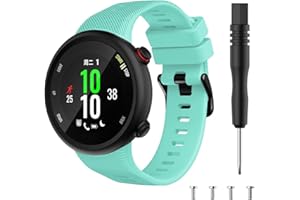 Chainfo Bandas de Repuesto compatible con Garmin Forerunner 45 / Swim 2, Reloj Correa de Silicona Suave Correas Pulseras Correa Deportiva Pulsera NO220902