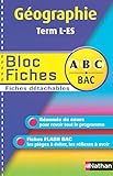 Image de BLOC FICHES ABC GEOG TERM L ES