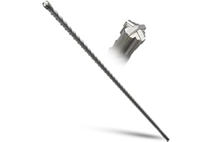 METOTY Punta per trapano SDS Plus, 10 mm x 600 mm, per pietra, cemento, pietra naturale, muro di mattoni