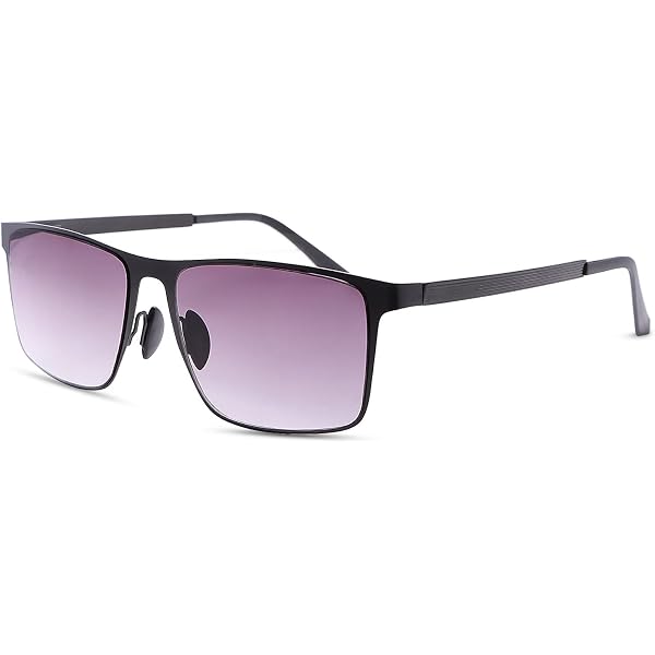 Herren Anti-Blaulicht Bifokal-Brille – Getönte Verlaufsgläser Als Sonnen- & Lesebrille, UV-Schutz 4 – In Verschiedenen Farben