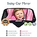 Baby Car Mirror ?MOTHER of ALL Baby Car Mirrors - Large Baby Car Mirror for Back Seat Rear Facing View of Your Child - No Adjustable Headrest Needed - Best Rearview of Your Babies. Baby Safe: SHATTERPROOF & CRASH-TESTED. ?PARENT APPROVED ? FREE GIFTS (RRP £13.89) - Lifetime Warranty