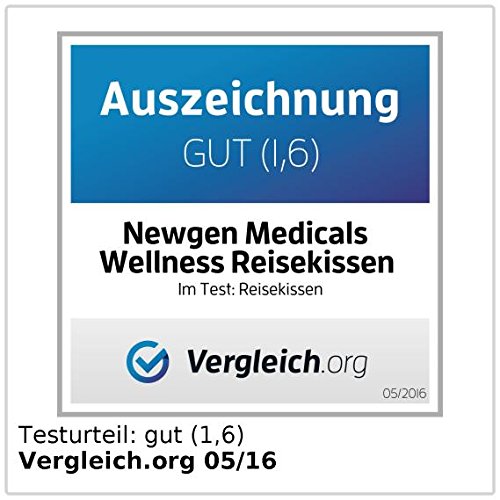 newgen medicals Wellness-Reisekissen aus thermoaktivem Memory-Foam - 5