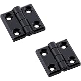 Siyah Metal Mini Yaprak Menteşe 30x30mm Dayanıklı Mobilya Kapı Dolap &Ccedil;ekmece Kapak Aksesuar Bağlantı