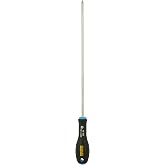 Stanley - FatMax Pozidriv PZ1 screwdriver (250 mm blade length, chrome vanadium ergonomic SoftGrip handle) 0-65-319, Silver