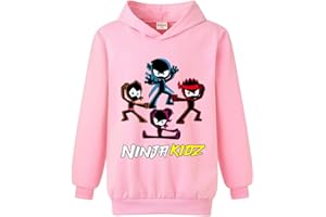 FORLCOOL Ninja Kidz Boys Sports Hoodie Kids Top Girl Print Jumper