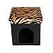 Produktbild Homcom® Faltbarer Sitzhocker Hundebox Katzenhöhle Sitzwürfel Hundehütte Katzenbox Hocker