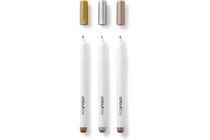 ‎CRICUT Cricut Joy Permanent Markers | Gold, Silver, Copper | Medium Point 1.0mm | 3-pack | For use with, 2010010, Multi