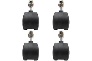 EASYBYMALL Replacement Casters for Midea Electric Oil Heaters 4 Pack of Directional Wheels (Without Brake)