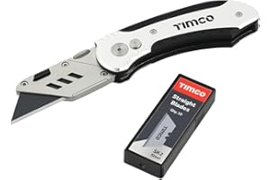 TIMCO Folding Utility Knife & Blades - 60 x 19 x 0.6-1 Pack