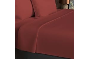 Soleil d'Ocre Döda Platta Bomull, Röd, 240 x 290 cm