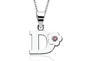 JennyWrenJewels Initial Letter A-Z Pendant Necklace | Gifts for girls birthday, christmas, party | Jewellery Gift for daughter, niece, friend, sister