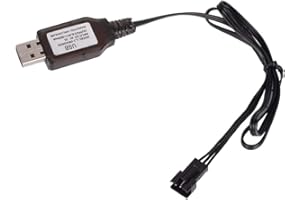 XIAOYAO24 56CM SM 3P Litio-Batteria Caricabatteria USB Cavo di Ricarica-6.4V, 6.4V / 7.4V 500mA RC Giocattolo Telecomando Giocattolo SM-3P Positivo Portatile USB Charger