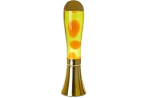 Balvi Lampe Lava Magma Couleur dorée Lampe avec Lave Originale et Amusante Article de déco Moderne Al