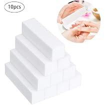 Jojofuny Lot De 10 Éponges Abrasives Grain 2000 - Papier De Verre Éponge Pour Polissage Fin Métal, Verre, Bois, Montres Et Bijoux (10x7x0.5 Cm)