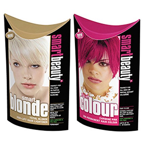 Carmine Pink Semi-permanent Hair Dye & Blonde Lightener | Smart Beauty