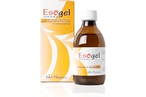 BI3 PHARMA Reflusso Gastroesofageo - ESOGEL Flacone 300 ml - Sciroppo con Aloe Vera ed acido ialuronico per Bruciore di Stomaco e Reflusso Gastroesofageo - per Bambini e Adulti -