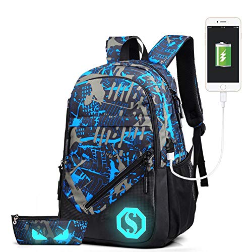 Ht Anime Luminous Backpack Luminous Backpack Oxford Polyester
