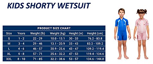 Cressi Baby Kid Premium Neopren Shorty Swim Suit 1.5 / 2mm, Unisex Kinderschwimmanzüge - 6