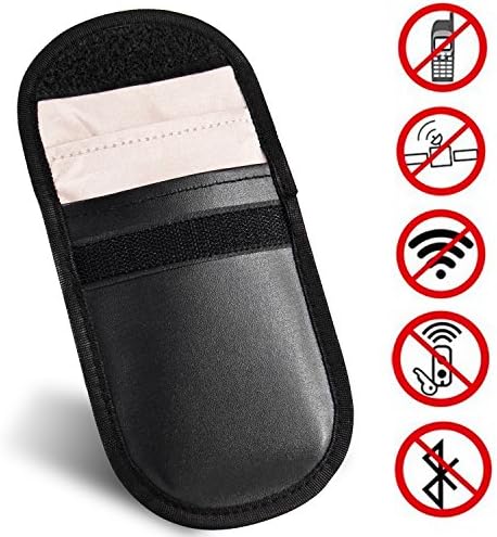 HAODELE Car Key Signal Blocker Case Entry Fob Guard Blocking Pouch Bag Defend WIFI/GSM/LTE/NFC/RF Remotes Control Antitheft Devices