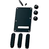 Fender Strat Accessory Kits Black Strat Aksesuar Kit
