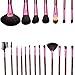 ACEVIVI Professional 20pcs Eyeshadow Lip Concealer Makeup Brush Set with Storage Pouch