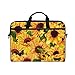 Produktbild Hunihuni Schultertasche/Umhängetasche, mit Tragegriff, Blumen-Design, Sonnenblumen-Schmetterling, für Herren, Damen, Jungen, Mädchen
