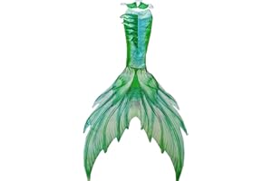 ANGEL CLOSET Fabulous Mermaid Tails for Adult Women Men Swimmable Mermaid Tail No Flipper Beach Costumes Mermaid Dress Swimsuits