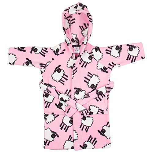 DG03 'CozyBear' Baby Pink Sheep Dressing Gown (3 - 4 Years)