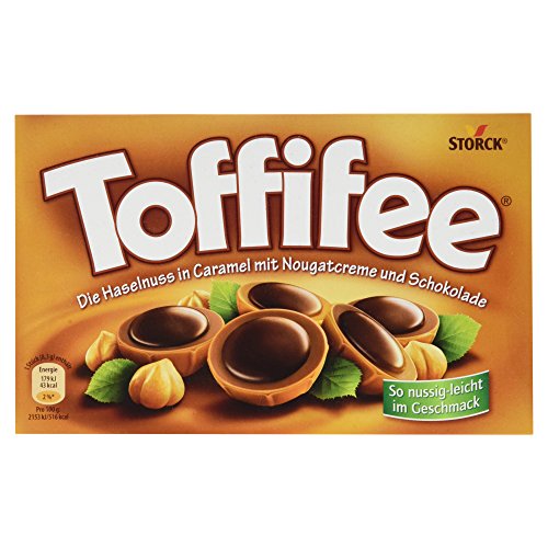 Toffifee - Haselnusspralinen mit Karamell und Nougatcreme - 125g