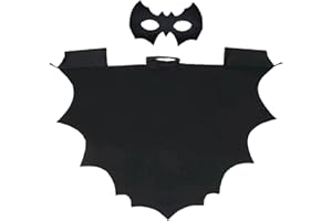 XDGBGFN Fledermaus Kostüm Umhang Fledermaus Flügel Cape Vampir Kostüm zum Verkleiden für Halloween Karneval Party Erwachsener für Frauen Männer